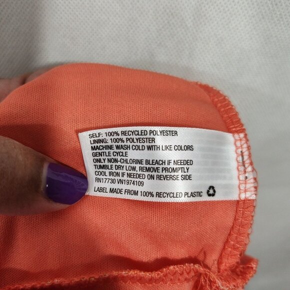 Wild Fable Orange Yellow Layered Tiered Mini Dress Women Size M Sleeveless NEW - Picture 6 of 8